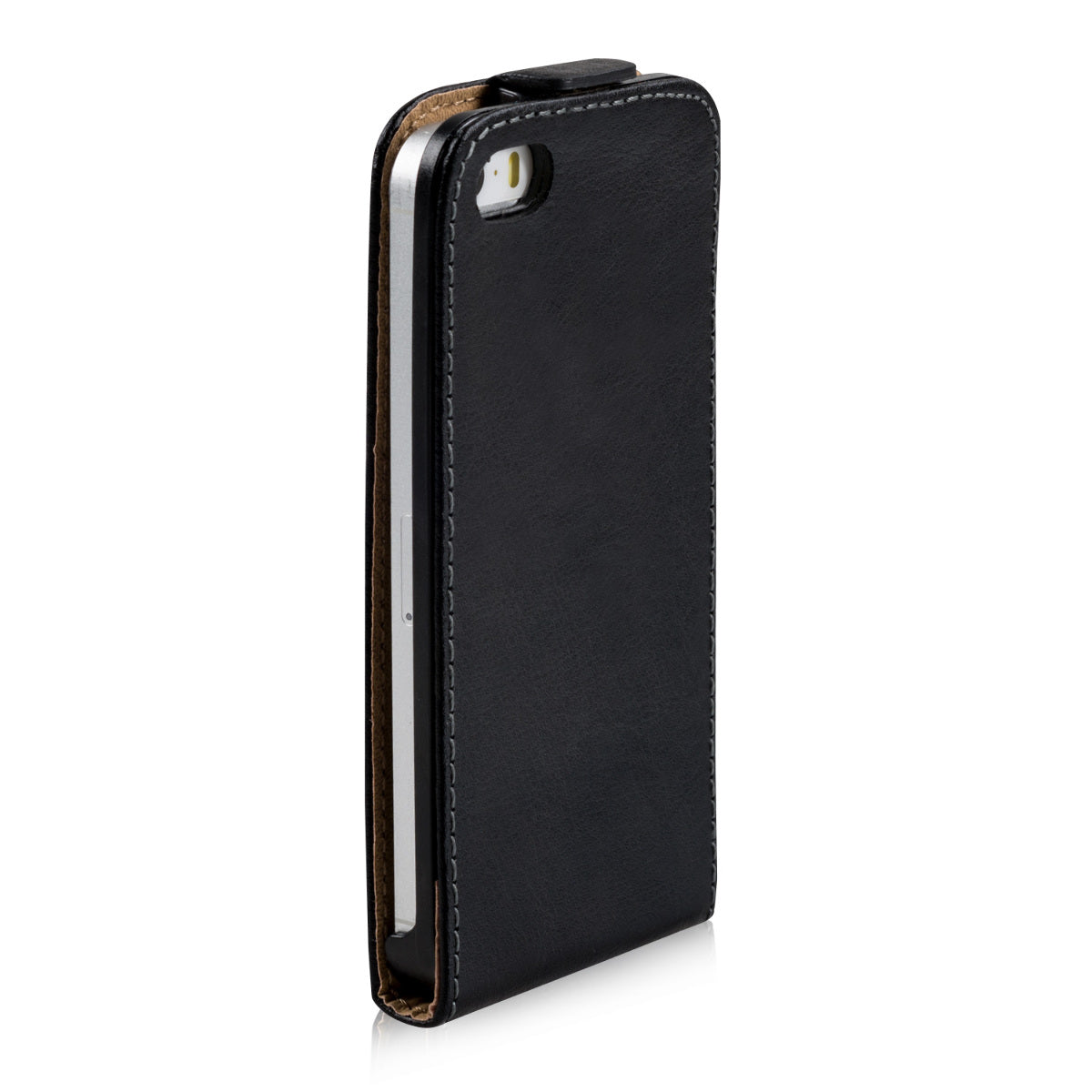 kwmobile Schutzhülle kompatibel mit Apple iPhone SE (1.Gen 2016) / iPhone 5 / iPhone 5S - Hülle Handy - Flip Case Handyhülle