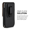 kwmobile Gürteltasche Hülle für Handys mit Gürtelclip - 13,5 x 6,9 cm Gürtel Case mit Gürtelschlaufe