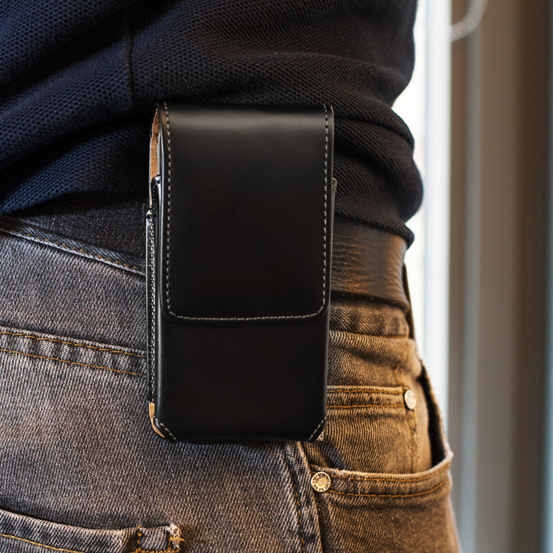 kwmobile Gürteltasche Hülle für Handys mit Gürtelclip - 13,5 x 6,9 cm Gürtel Case mit Gürtelschlaufe