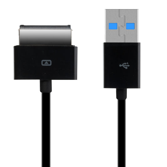 Daten- / Ladekabel USB kompatibel mit ASUS EEE Pad Transformer TF101 / TF300 / TF201 / TF700 - Schwarz - Elektronik