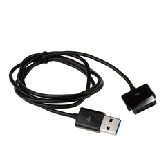 Daten- / Ladekabel USB kompatibel mit ASUS EEE Pad Transformer TF101 / TF300 / TF201 / TF700 - Schwarz - Elektronik