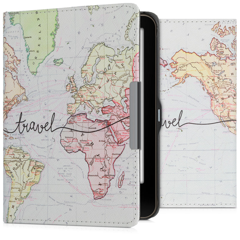 kwmobile Schutzhülle für Tolino Vision 1 / 2 / 3 / 4 HD Hülle - eReader Flip Case mit Auto Sleep Funktion