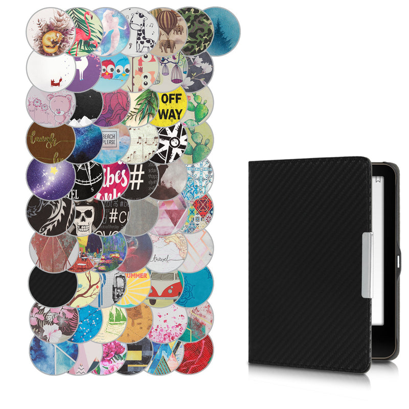 kwmobile Schutzhülle für Tolino Vision 1 / 2 / 3 / 4 HD Hülle - eReader Flip Case mit Auto Sleep Funktion