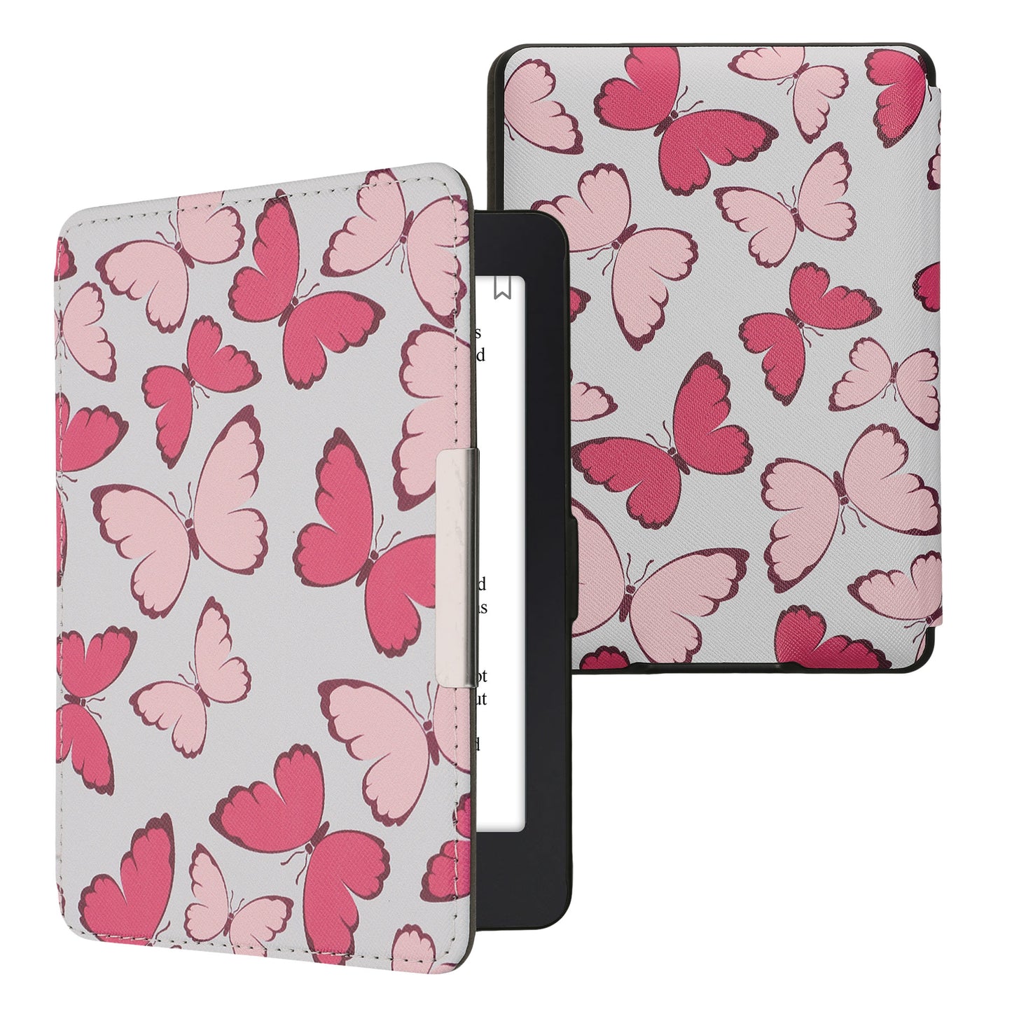 kwmobile Schutzhülle für Amazon Kindle Paperwhite Hülle - eReader Flip Case mit Auto Sleep Funktion