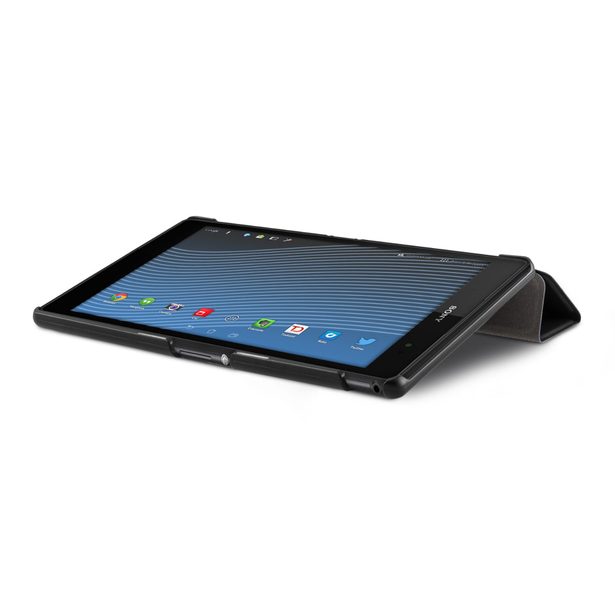 kwmobile Hülle kompatibel mit Sony Xperia Tablet Z3 Compact - Smart Cover Tablet Case Schutzhülle - Stand