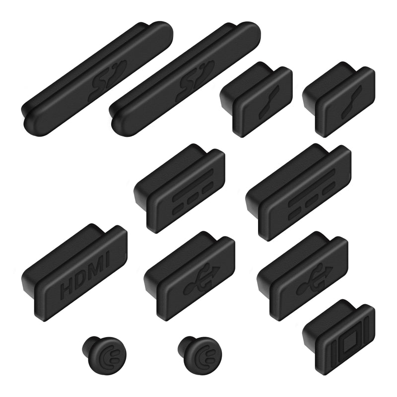 kwmobile Staubschutz kompatibel mit Apple MacBook Pro 13" 15" Retina / Air 11" 13" (ab Mitte 2011 bis Mitte 2016) - Stöpsel Stecker Dust Plug Staubstecker