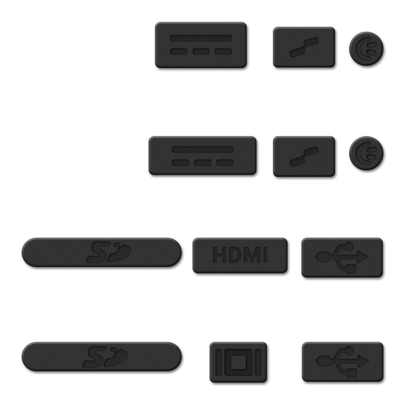 kwmobile Staubschutz kompatibel mit Apple MacBook Pro 13" 15" Retina / Air 11" 13" (ab Mitte 2011 bis Mitte 2016) - Stöpsel Stecker Dust Plug Staubstecker