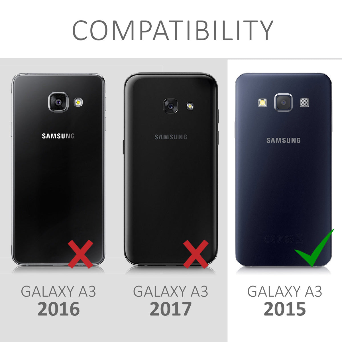 Hülle kompatibel mit Samsung Galaxy A3 (2015)
