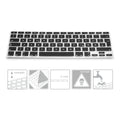 Tastaturschutz für Apple MacBook Air 13''/Pro Retina 13''/15'' (bis Mitte 2016) A1369, A1466, A1502, A1425, A1398