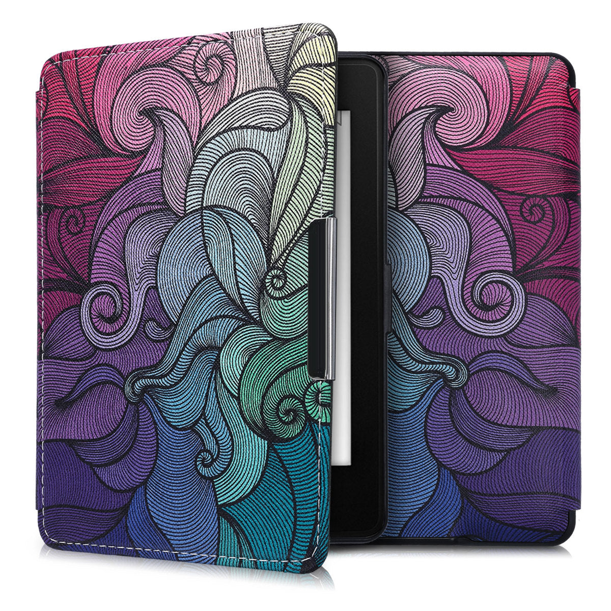 kwmobile Schutzhülle für Amazon Kindle Paperwhite Hülle - eReader Flip Case mit Auto Sleep Funktion