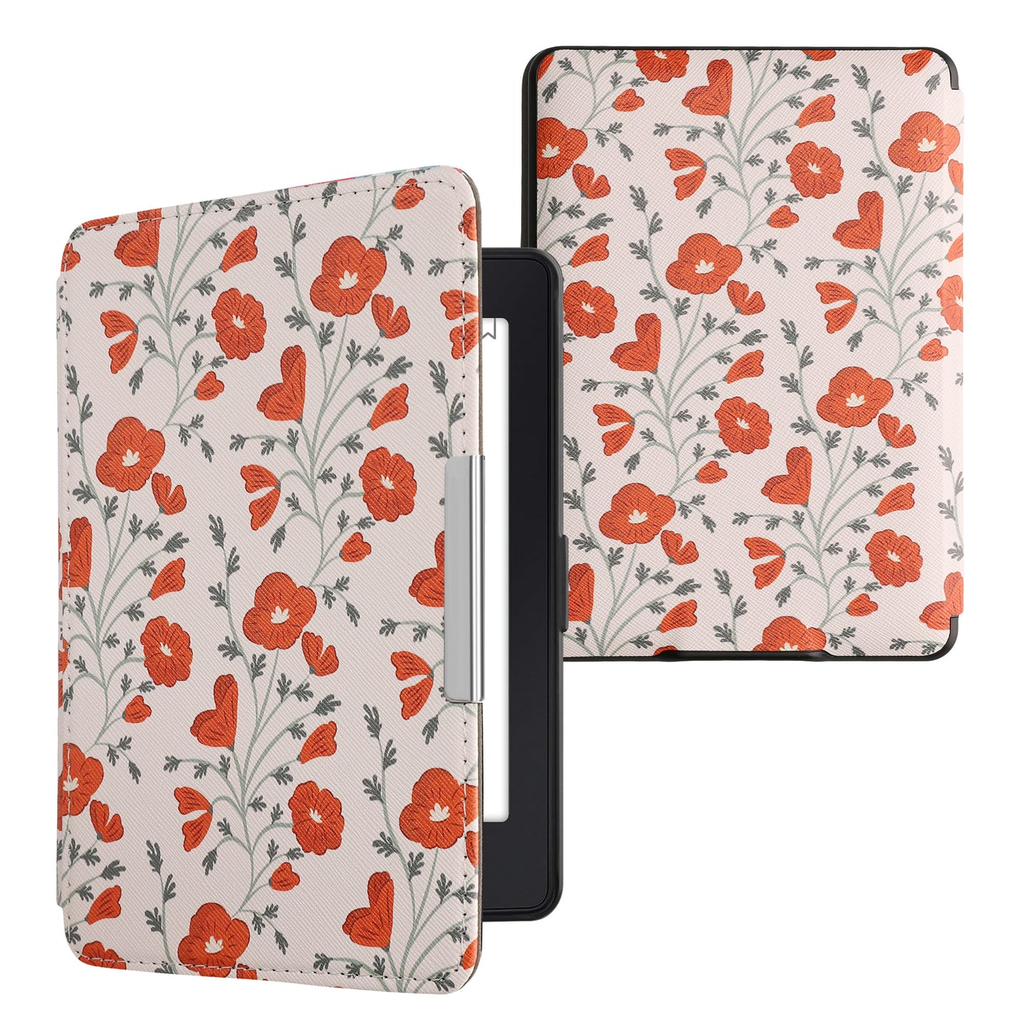 kwmobile Schutzhülle für Amazon Kindle Paperwhite Hülle - eReader Flip Case mit Auto Sleep Funktion