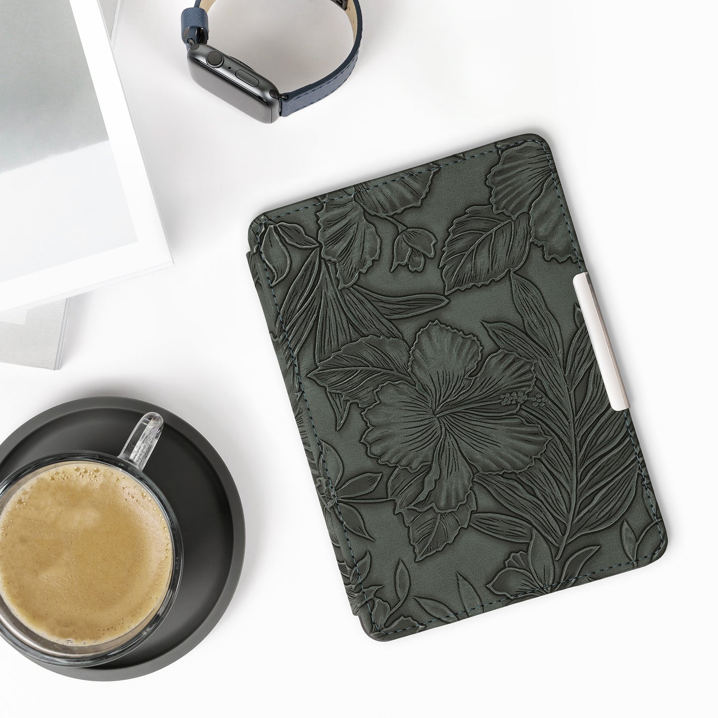kwmobile Schutzhülle für Amazon Kindle Paperwhite Hülle - eReader Flip Case mit Auto Sleep Funktion