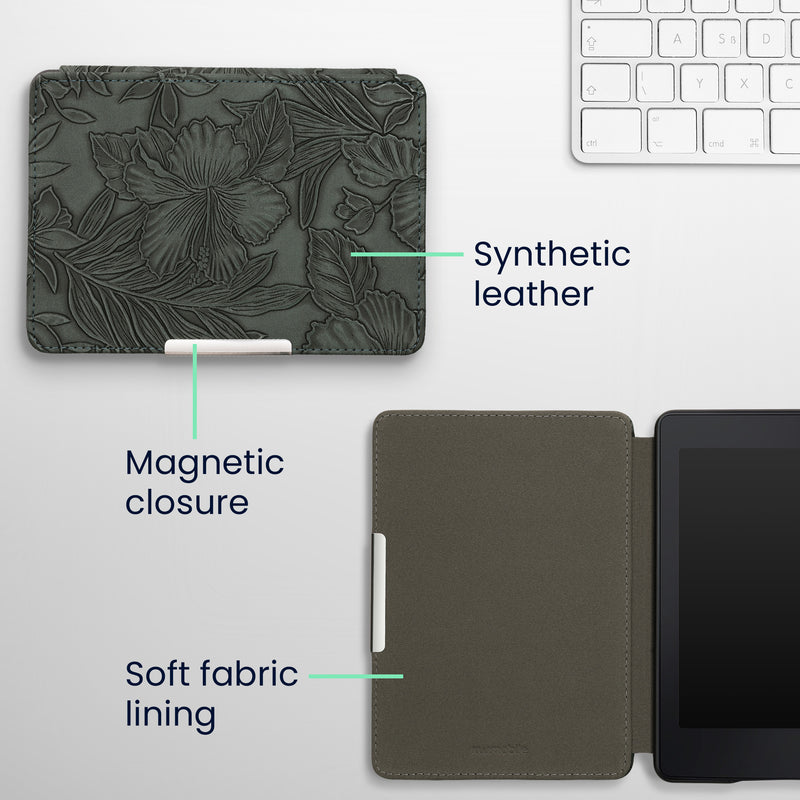 kwmobile Schutzhülle für Amazon Kindle Paperwhite Hülle - eReader Flip Case mit Auto Sleep Funktion