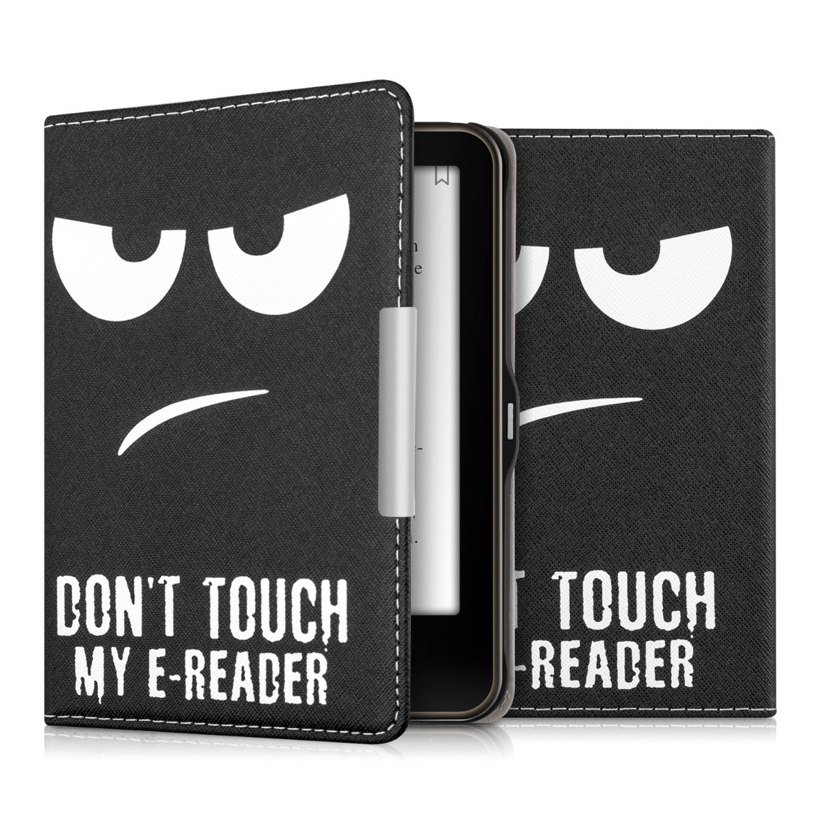 kwmobile Schutzhülle für Tolino Vision 1 / 2 / 3 / 4 HD Hülle - eReader Flip Case mit Auto Sleep Funktion
