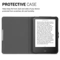 kwmobile Schutzhülle für Tolino Vision 1 / 2 / 3 / 4 HD Hülle - eReader Flip Case mit Auto Sleep Funktion