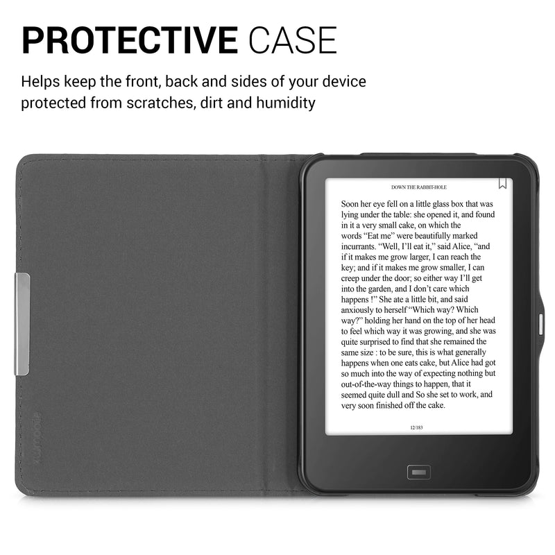 kwmobile Schutzhülle für Tolino Vision 1 / 2 / 3 / 4 HD Hülle - eReader Flip Case mit Auto Sleep Funktion