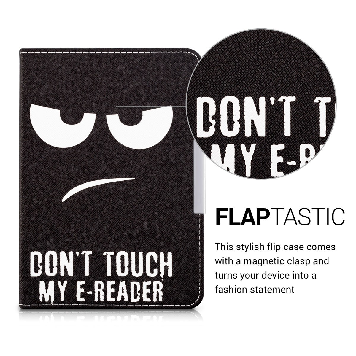kwmobile Schutzhülle für Tolino Shine (2013) Hülle - eReader Flip Case mit Auto Sleep Funktion