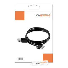 kwmobile Daten- / Ladekabel USB 2.0 kompatibel mit ASUS Transformer Pad TF600 TF600T TF701 TF810C - Schwarz - Elektronik