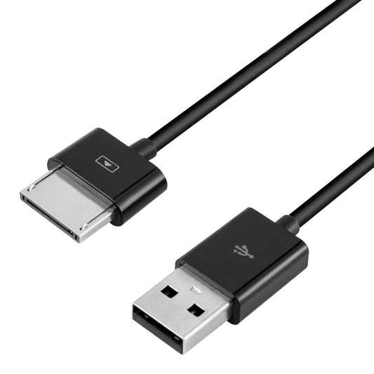kwmobile Daten- / Ladekabel USB 2.0 kompatibel mit ASUS Transformer Pad TF600 TF600T TF701 TF810C - Schwarz - Elektronik
