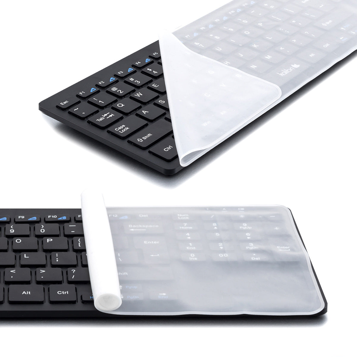 kwmobile Tastaturschutz für 15" - 17" Laptop / Notebook / Ultrabook - Keyboard Cover - Abdeckung unbeschriftet