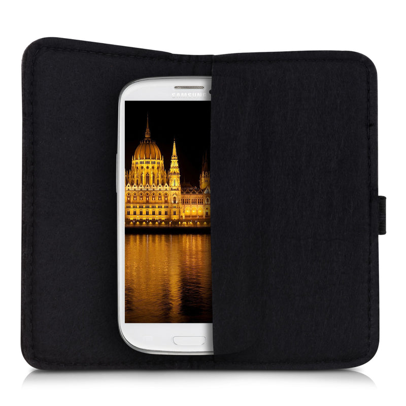 kwmobile Tasche für Smartphones Schutztasche 16,0 x 8,0 cm Innenmaße