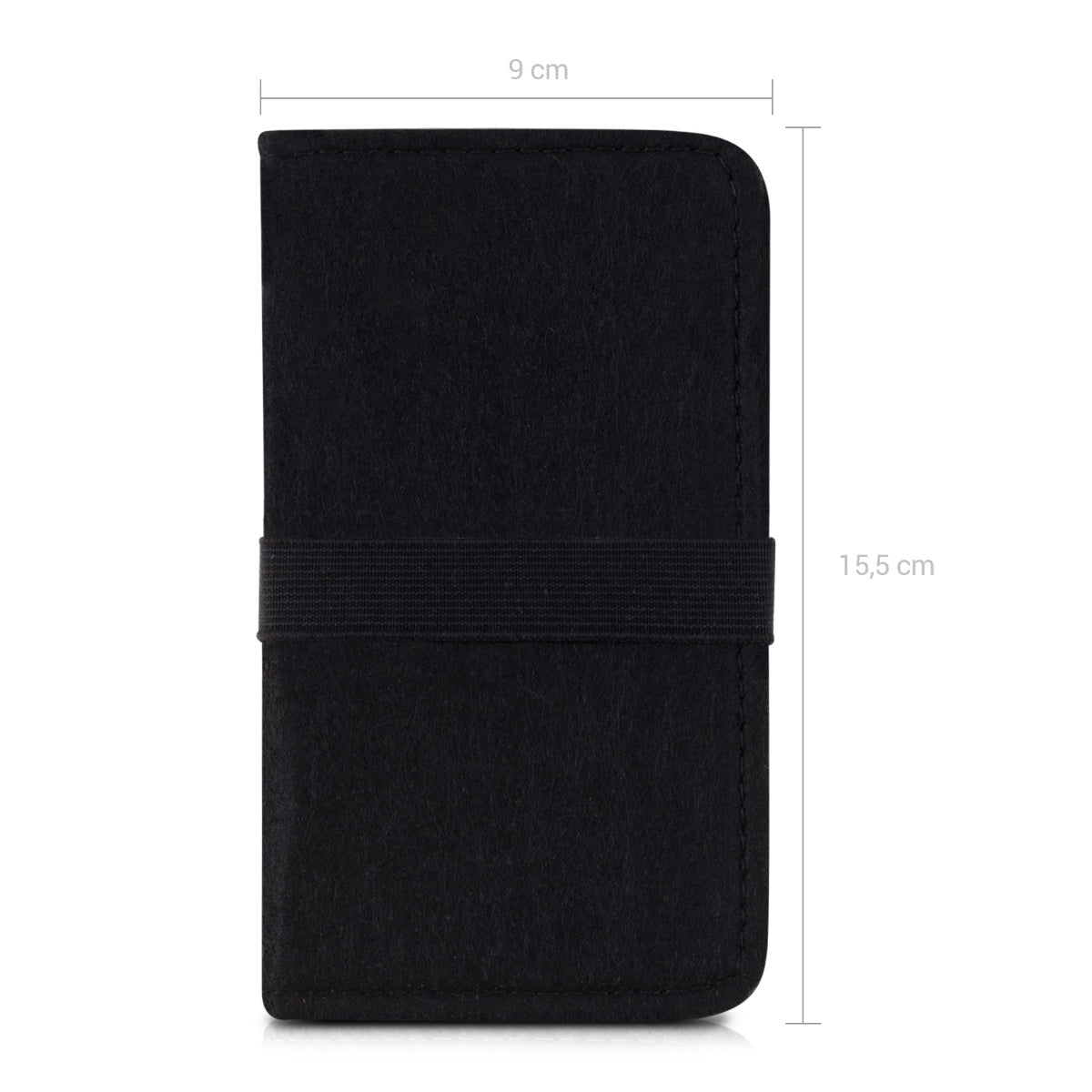kwmobile Tasche für Smartphones Schutztasche 16,0 x 8,0 cm Innenmaße