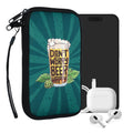kwmobile Handytasche für Smartphones - Handy Tasche Hülle Cover Case Schutzhülle - Vögel Ast - 15,2 x 8,3 cm Innenmaße