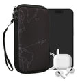 kwmobile Handytasche für Smartphones - Handy Tasche Hülle Cover Case Schutzhülle - Vögel Ast - 15,2 x 8,3 cm Innenmaße