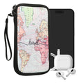 kwmobile Handytasche für Smartphones - Handy Tasche Hülle Cover Case Schutzhülle - Vögel Ast - 15,2 x 8,3 cm Innenmaße