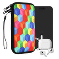 kwmobile Handytasche für Smartphones - Handy Tasche Hülle Cover Case Schutzhülle - Vögel Ast - 15,2 x 8,3 cm Innenmaße