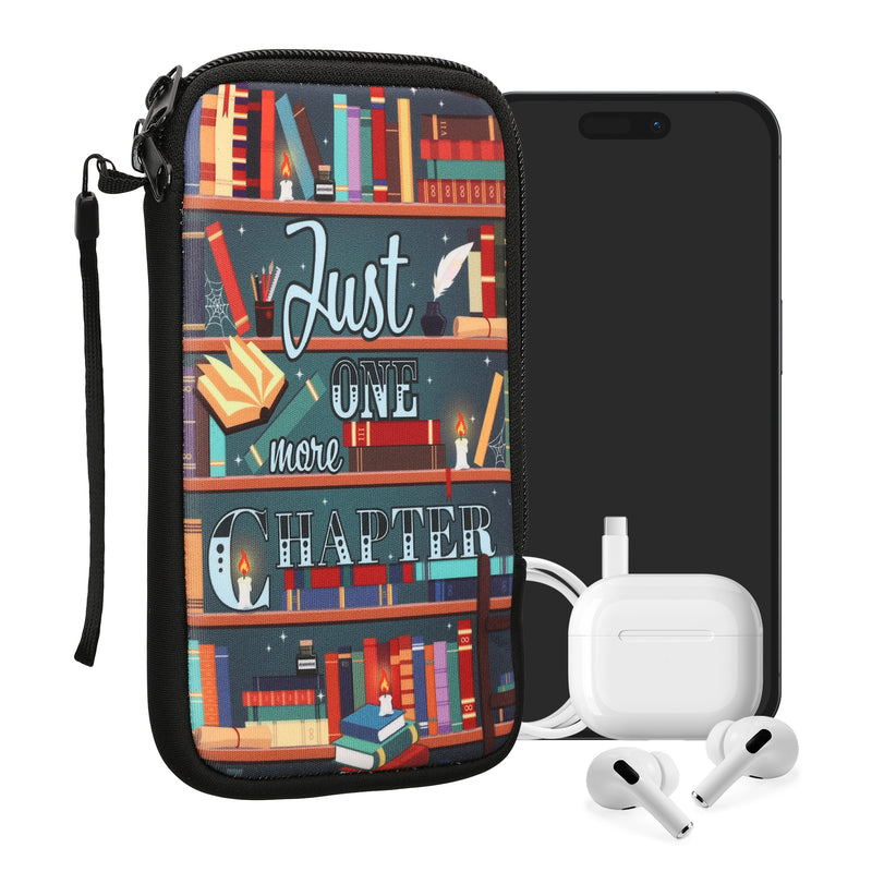 kwmobile Handytasche für Smartphones - Handy Tasche Hülle Cover Case Schutzhülle - Vögel Ast - 15,2 x 8,3 cm Innenmaße