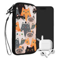 kwmobile Handytasche für Smartphones - Handy Tasche Hülle Cover Case Schutzhülle - Vögel Ast - 15,2 x 8,3 cm Innenmaße