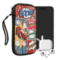 kwmobile Handytasche für Smartphones - Handy Tasche Hülle Cover Case Schutzhülle - Vögel Ast - 15,2 x 8,3 cm Innenmaße