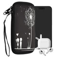 kwmobile Handytasche für Smartphones - Handy Tasche Hülle Cover Case Schutzhülle - Vögel Ast - 15,2 x 8,3 cm Innenmaße