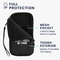 kwmobile Handytasche für Smartphones - Handy Tasche Hülle Cover Case Schutzhülle - Vögel Ast - 15,2 x 8,3 cm Innenmaße