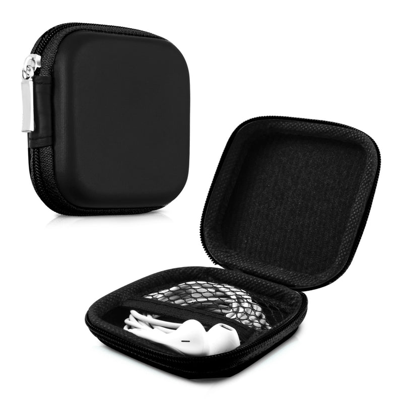 kwmobile In-Ear Kopfhörer Tasche - In Ear Headphones Schutztasche - Earphones Etui Case Cover Hülle für Kopfhörer