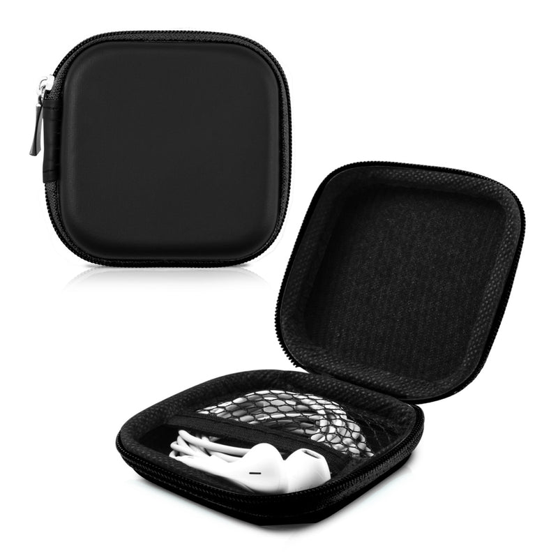 kwmobile In-Ear Kopfhörer Tasche - In Ear Headphones Schutztasche - Earphones Etui Case Cover Hülle für Kopfhörer