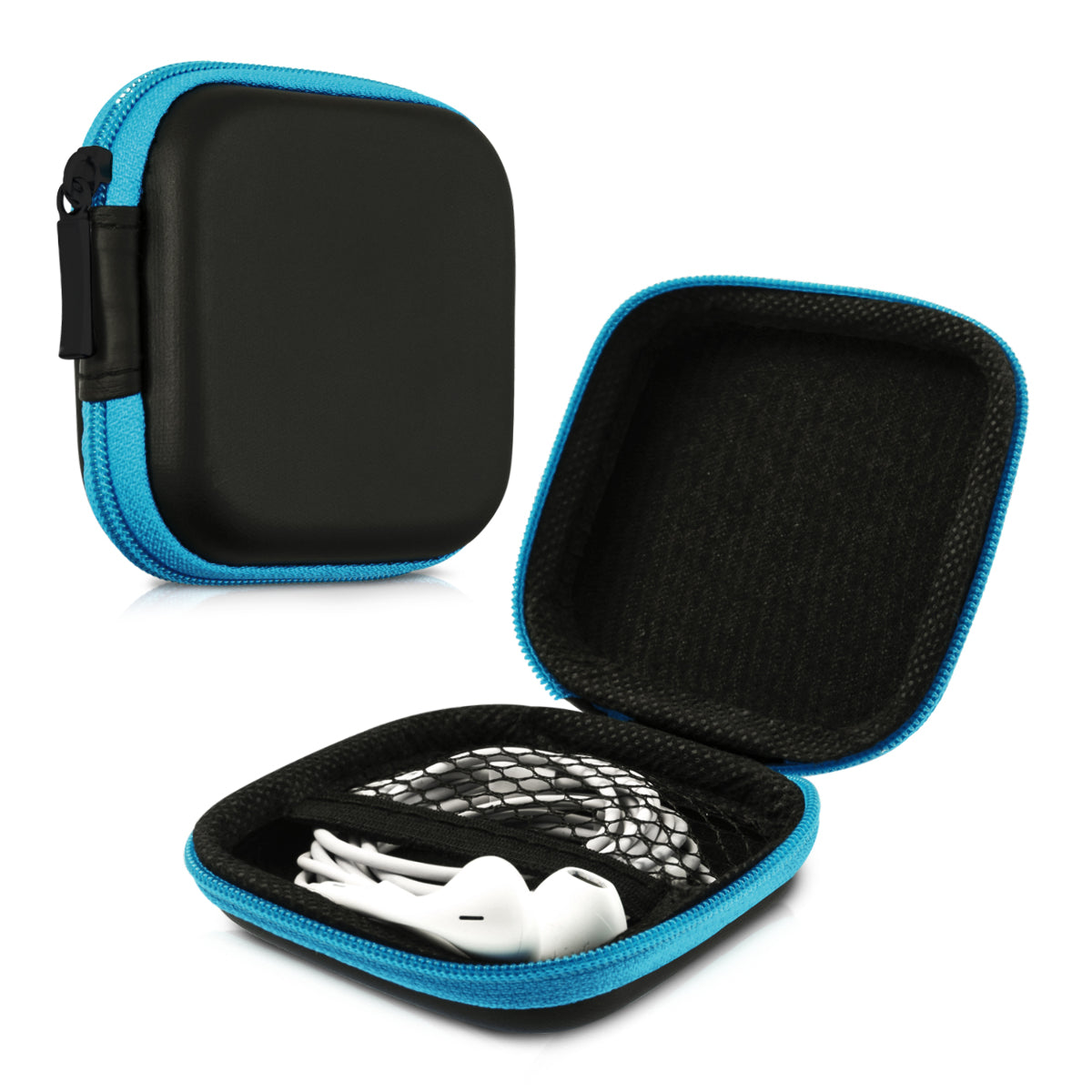 kwmobile In-Ear Kopfhörer Tasche - In Ear Headphones Schutztasche - Earphones Etui Case Cover Hülle für Kopfhörer