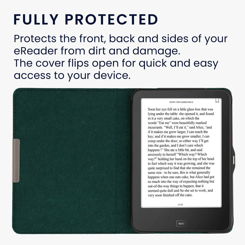 kwmobile Hülle kompatibel mit Tolino Vision 1 / 2 / 3 / 4 HD eReader Schutzhülle Cover Case