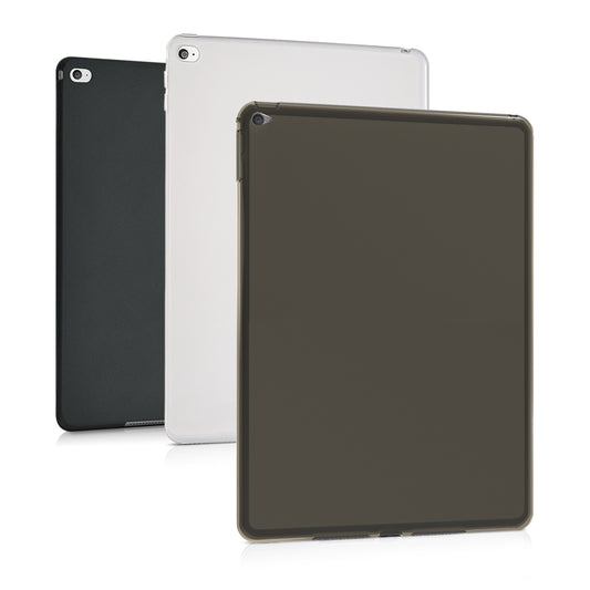 kwmobile Hülle kompatibel mit Apple iPad Air 2 Hülle - weiches TPU Silikon Case transparent - Tablet Cover Matt Transparent Matt Transparent  