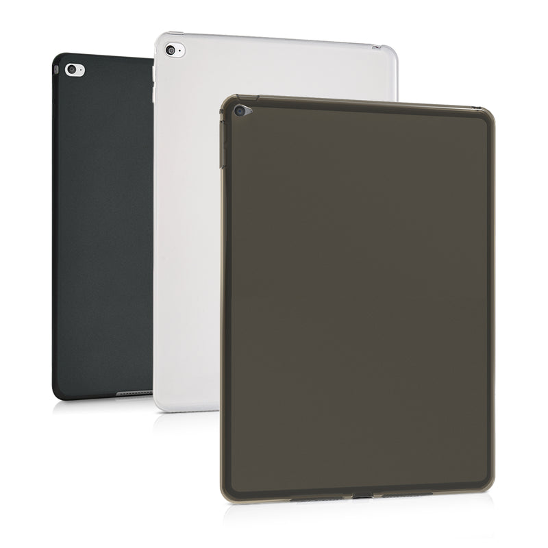 kwmobile Hülle kompatibel mit Apple iPad Air 2 Hülle - weiches TPU Silikon Case transparent - Tablet Cover Matt Transparent Matt Transparent  