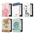 kwmobile Klapphülle kompatibel mit Kobo Aura Edition 1 Hülle - eReader Case - Eule Schlaf Türkis Braun Mintgrün Türkis  [dsg04]