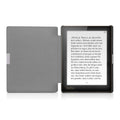 kwmobile Schutzhülle für Kobo Aura Edition 1 Hülle - eReader Flip Case mit Auto Sleep Funktion - Eule Schlaf mit Braun Mintgrün