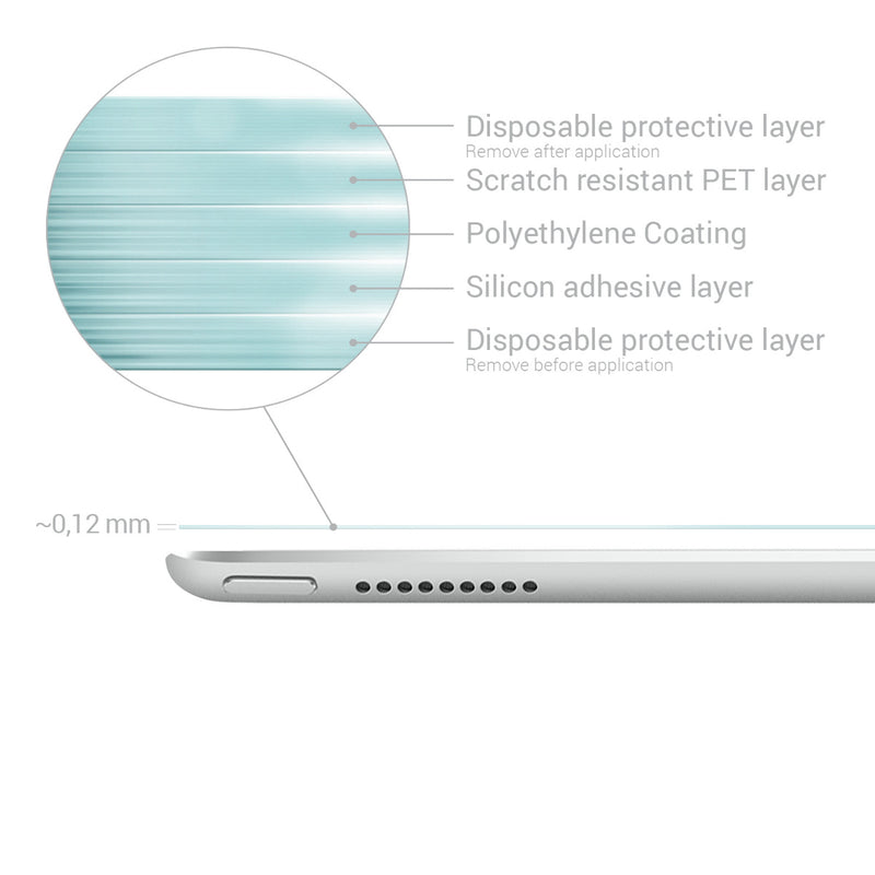 Folie kompatibel mit Apple iPad Pro 12,9" (2015 / 2017)