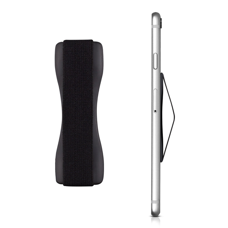 kwmobile Smartphone Fingerhalter Griff Halter - Selbstklebende Handy Fingerhalterung - kompatibel mit iPhone Samsung Sony Handys