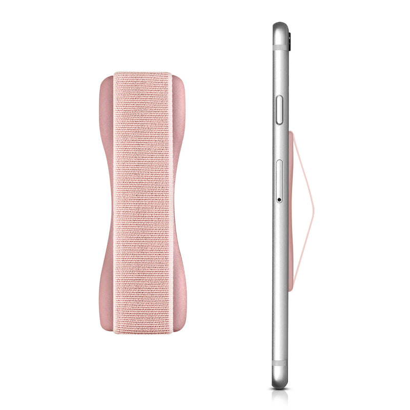 kwmobile Smartphone Fingerhalter Griff Halter - Selbstklebende Handy Fingerhalterung - kompatibel mit iPhone Samsung Sony Handys