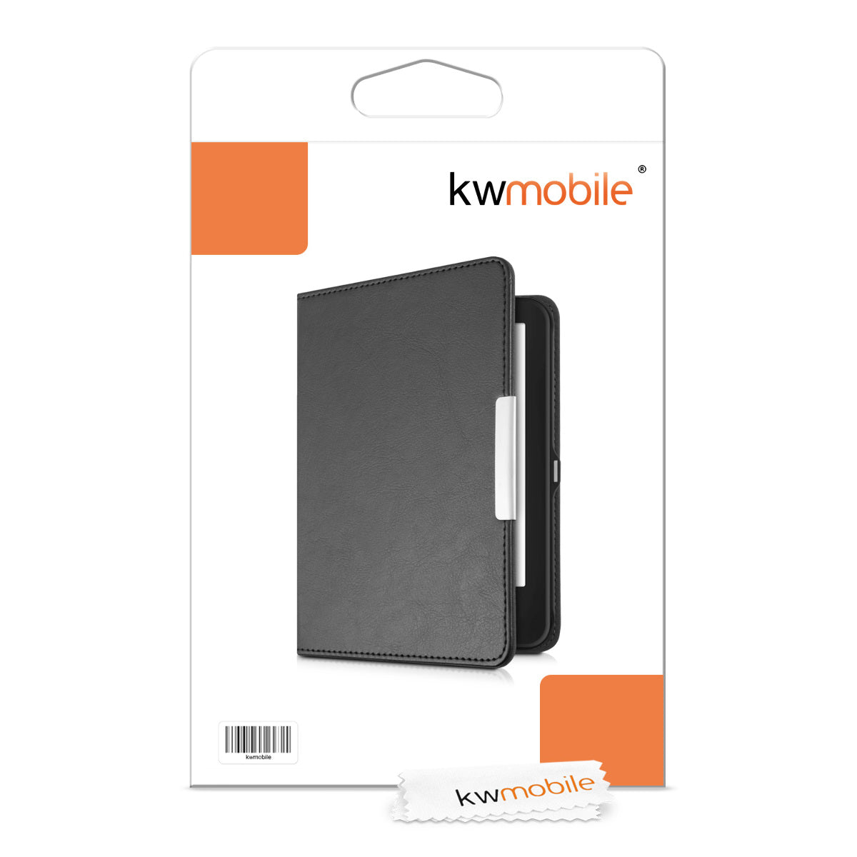 kwmobile Klapphülle kompatibel mit Tolino Shine 2 HD Hülle - eReader Case aus Kunstleder - Cover