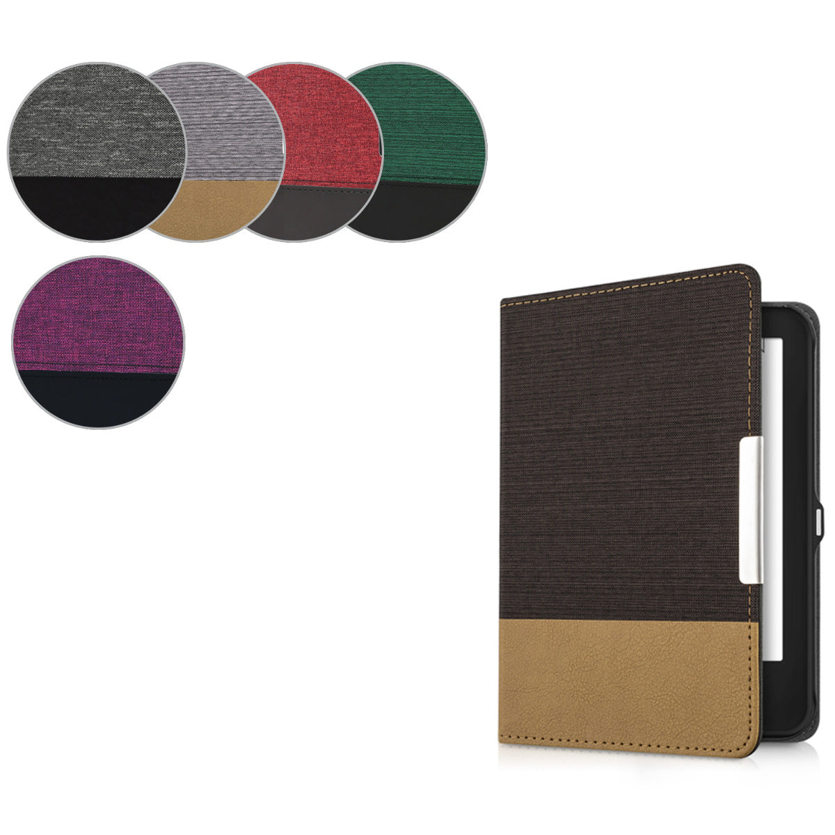 kwmobile Hülle kompatibel mit Tolino Shine 2 HD Schutzhülle Cover Case
