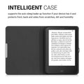 kwmobile Schutzhülle für Tolino Shine 2 HD Hülle - eReader Flip Case mit Auto Sleep Funktion - Ranken Schmetterling