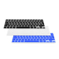 kwmobile Silikon Tastaturschutz AZERTY (Frankreich, Belgien) kompatibel mit Apple MacBook Air 13''/Pro Retina 13''/15'' (bis Mitte 2016) A1369, A1466, A1502, A1425, A1398 - in Schwarz Schwarz  